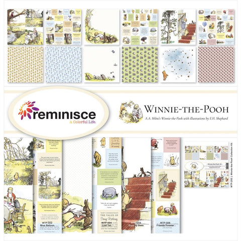 Reminisce Collection Kit 12"X12" - Winnie The Pooh
