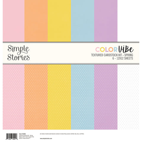 Simple Stories - Color Vibe - Spring - Collection Kit - Textured