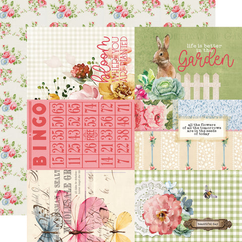 Simple Stories - Simple Vintage Spring Garden - 12x12 Single Sheet - 4x6 Elements