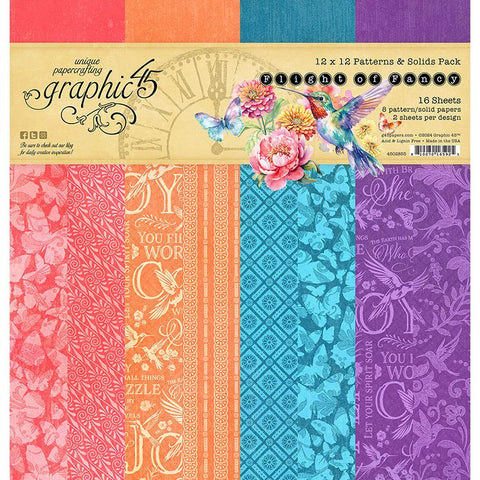 G45 - Flight of Fancy - 12x12 Patterns & Solids