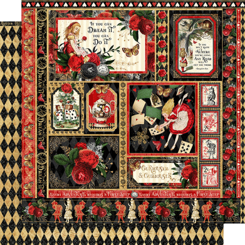 G45 - Curiouser & Curiouser - 12x12 Single Sheet - Dream It