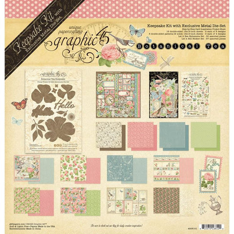 G45 - Botanical Tea - Keepsake Kit with Exclusive Metal Die-Set