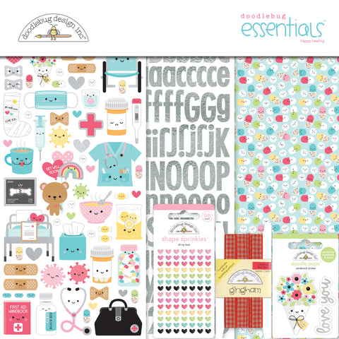 Doodlebug - Happy Healing Collection - Essentials Kit / 8152