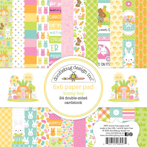 Doodlebug - Bunny Hop Collection - 6x6 Paper Pad / 8457