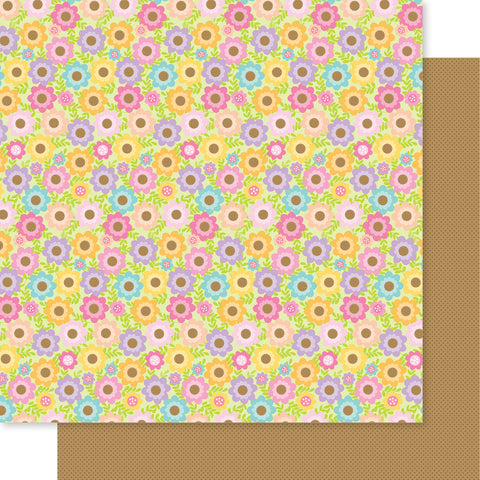 Bella Blvd - Just Because Collection - 12x12 Single Sheets - Fresh Flowers / BB2873