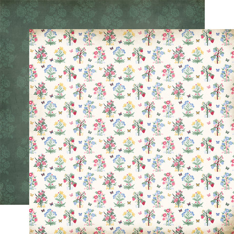 Carta Bella - Bloom - 12x12 Single Sheet / Blooms and Berries