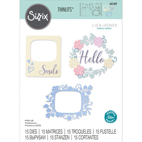 Sizzix - Thinlits Dies - Lisa Jones / 665469