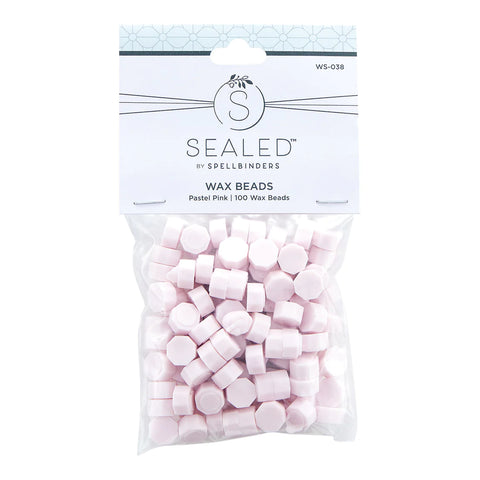 Spellbinders - The Sealed by Spellbinders Collection / Wax Beads / Pastel Pink