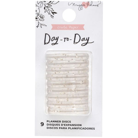 American Craft - Maggie Holmes Day-To-Day Planner Small Discs 1.25" 9/Pkg