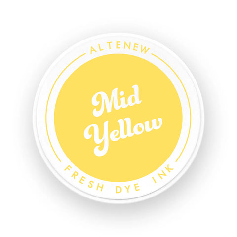 Altenew - Deco Garden Fresh Dye Ink - Ink Pad / Mid Yellow