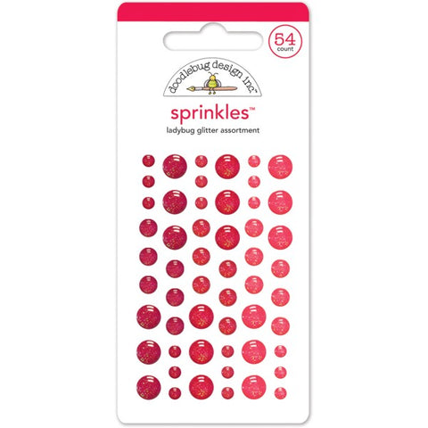 Doodlebug - Glitter Sprinkles - Ladybug / 4535