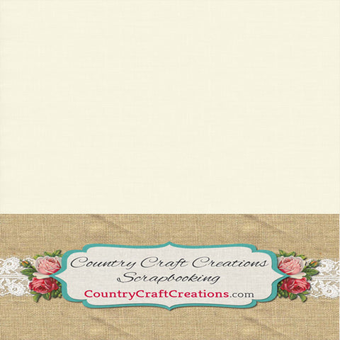 Artisan Cardstock - 100lb - Linen - Natural / Single Sheet