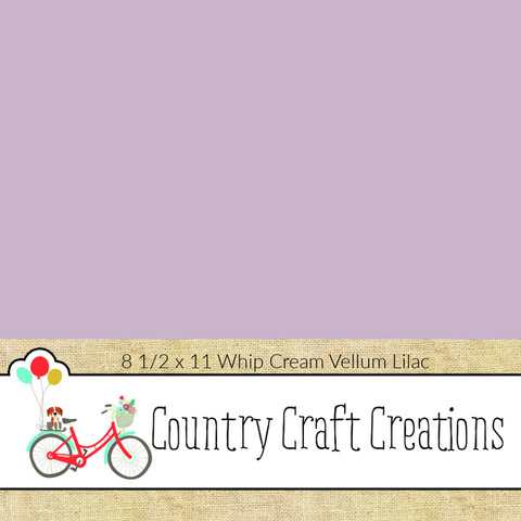 Artisan Cardstock - 65 LB Vellum - Lilac  / 15 PK / 8 1/2 x 11 Sheets