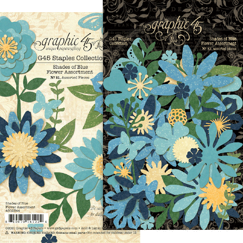G45 Flower Assortment - Shades of Blue