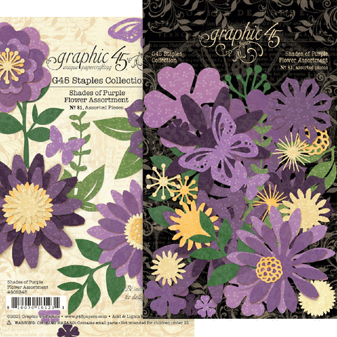 G45 Flower Assortment - Shades of Purple