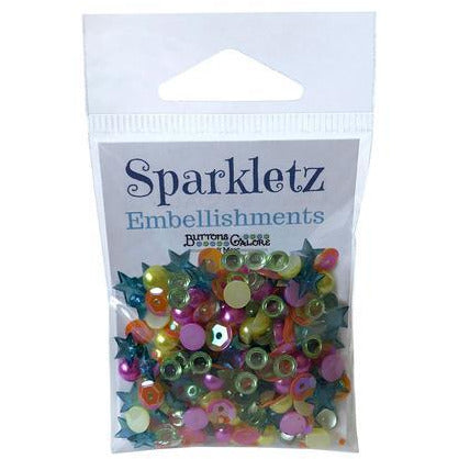 Buttons Galore & More - Shaker Embellishments - Sparkletz - Rainbow / SPK113