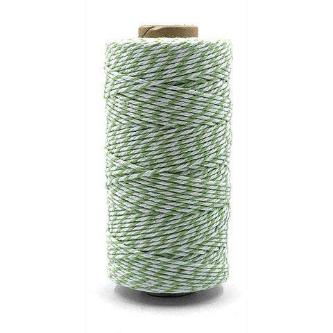 Baker’s Twine - Twisted Ribbon - Celery / sold by the yard