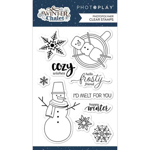 Photo Play - Winter Chalet - Stamp Set / 4x