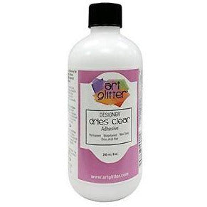 Art Glitter Glue - Designer Dries Clear Adhesive - 8 oz refill bottle / Does Not Include Tipk