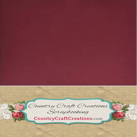 Artisan Cardstock - Linen - Burgundy 12x12 (24 sheets in pack)