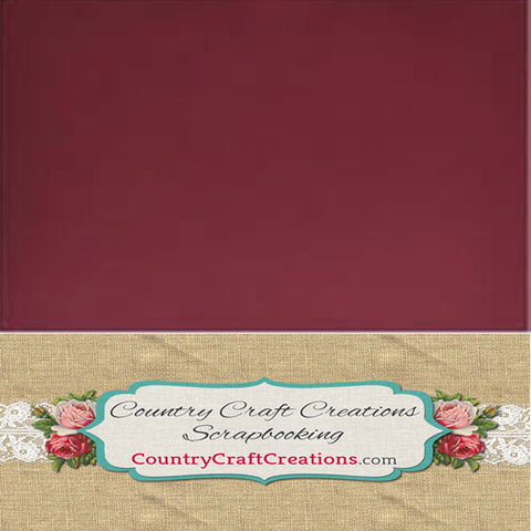 Artisan Cardstock - Linen - Burgundy 8 1/2 x 11  (25 sheets/Pack)