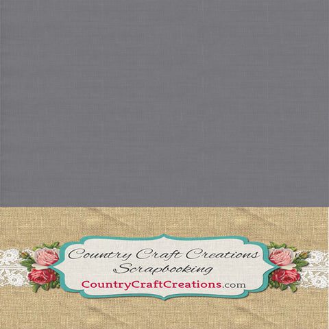 Artisan Cardstock - Linen - Grey- 12x12- 24 Pack