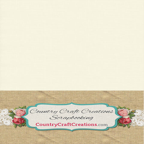 Artisan Cardstock - Linen - Natural - 12x12 - 24 Pack