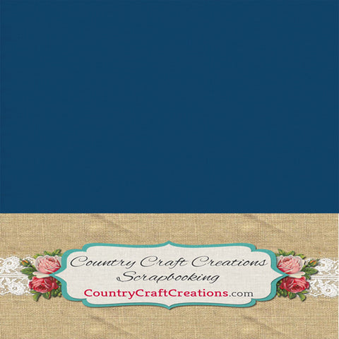 Artisan Cardstock - Linen - Navy Blue - 12x12 - 24 Pack