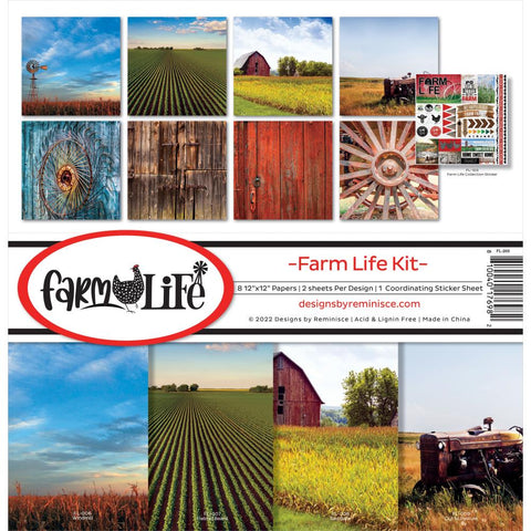 Reminisce Collection Kit 12"X12" - Farm Life