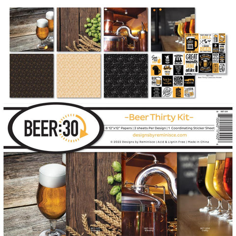 Reminisce Collection Kit 12"X12" - Beer Thirty