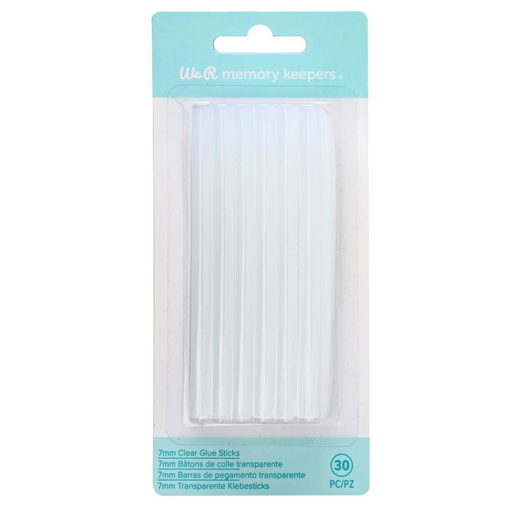 We R Memory Keepers - Creative Flow Hot Glue Sticks - Clear 30/Pkg