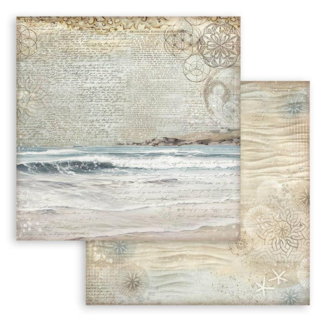 Stamperia - Silent Sea - Backgrounds Double-Sided Paper Pad 12"x12" 10/Pkg