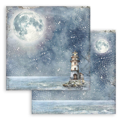 Stamperia - Silent Sea - Backgrounds Double-Sided Paper Pad 12"x12" 10/Pkg