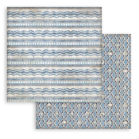 Stamperia - Silent Sea - Backgrounds Double-Sided Paper Pad 12"x12" 10/Pkg