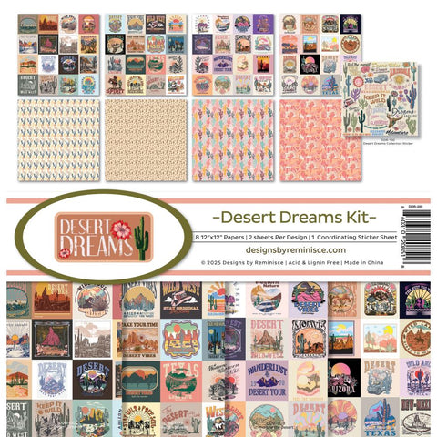 Reminisce Collection Kit 12"X12" - Desert Dream