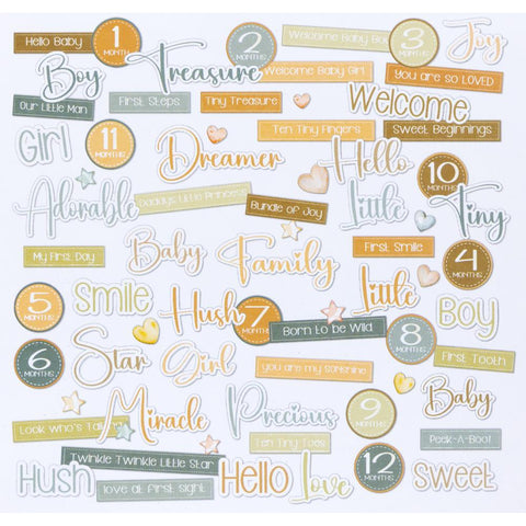 49 & Market - Little Dreamer -  Chipboard Words