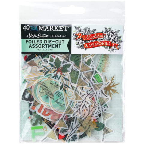 49 & Market - Vicki Boutin- Mistletoe & Memories- Foiled Die Cuts