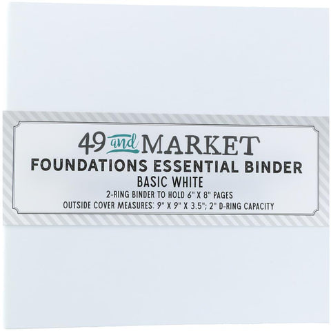 49 & Market - Foundations Binders White