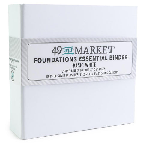 49 & Market - Foundations Binders White