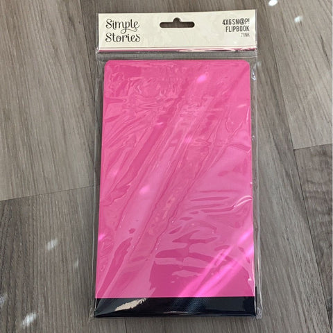 Simple Stories - 4x6 Flip book / Pink