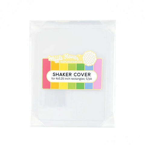 Waffle Flower - Shaker Cover -  4"x5.25" Flat Rectangle - 5/pk