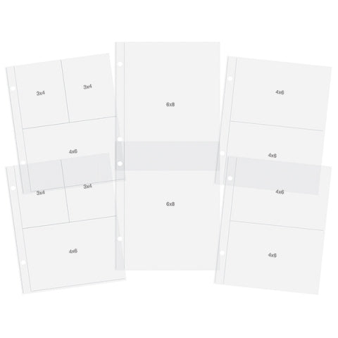 Simple Stories -  Sn@p 6x8 Flipbook Pages - Multi Pack Refills