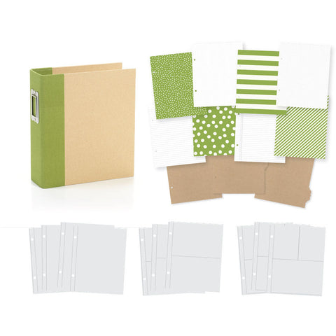 Simple Stories -  6x8 Binder - Green