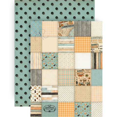Country Craft Creations - Summerween Ghosts on Vacation - 6x8 / 27 Double-Sided 6x8 Papers SHIPPING AUGUST 1ST