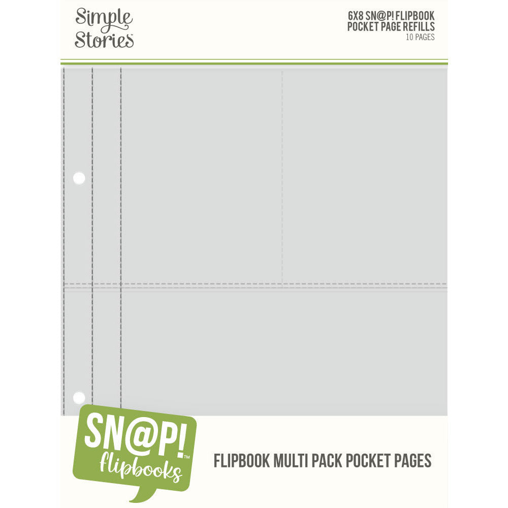 Simple Stories - SN@P! 6x8 Flipbook Pages - Multi Pack Refills / 13309