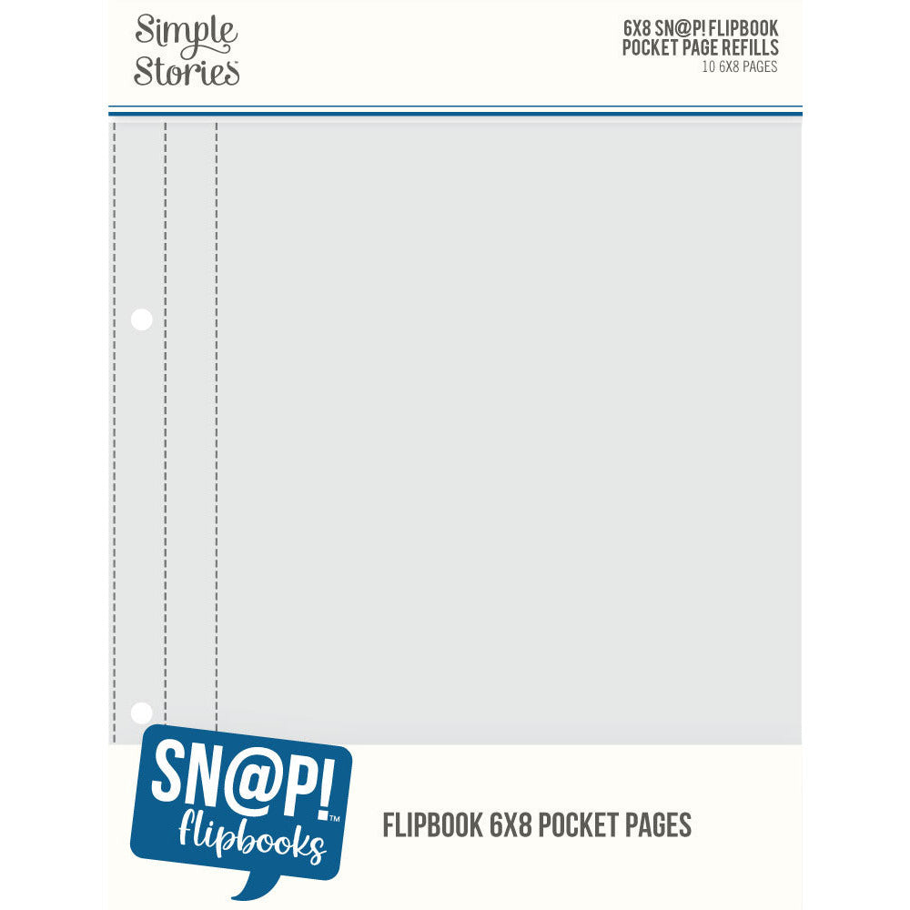 Simple Stories - SN@P! 6x8 Flipbook Pages - 6x8 Pack Refills / 13310