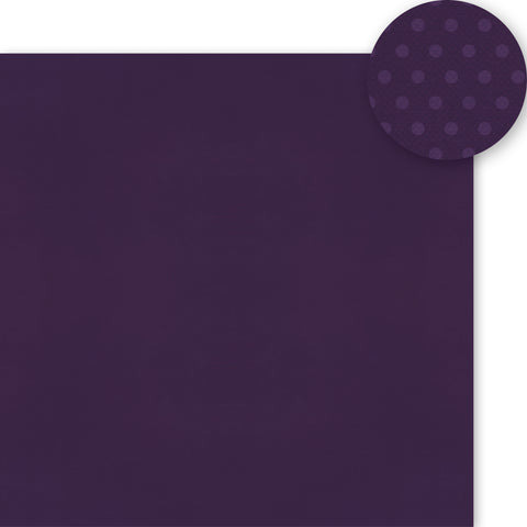 Simple Stories - Color Vibe - Darks - 12x12 Single Sheet - Eggplant