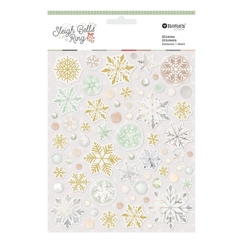 Spellbinders - Sleigh Bells Ring Glisten Stickers
