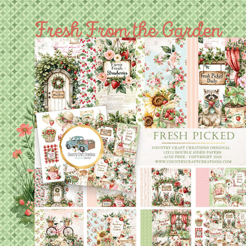 Country Craft Creations - Fresh Picked 12x12 - Pre Order Now! Shipping soon