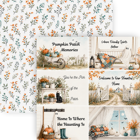 Country Craft Creations - Farmhouse Fright - 8x8 Collection Pack (PREORDER - SHIPPING SEPT 11)